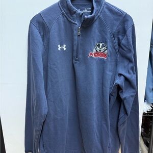 Under Armour Blue Zip Up Sweater